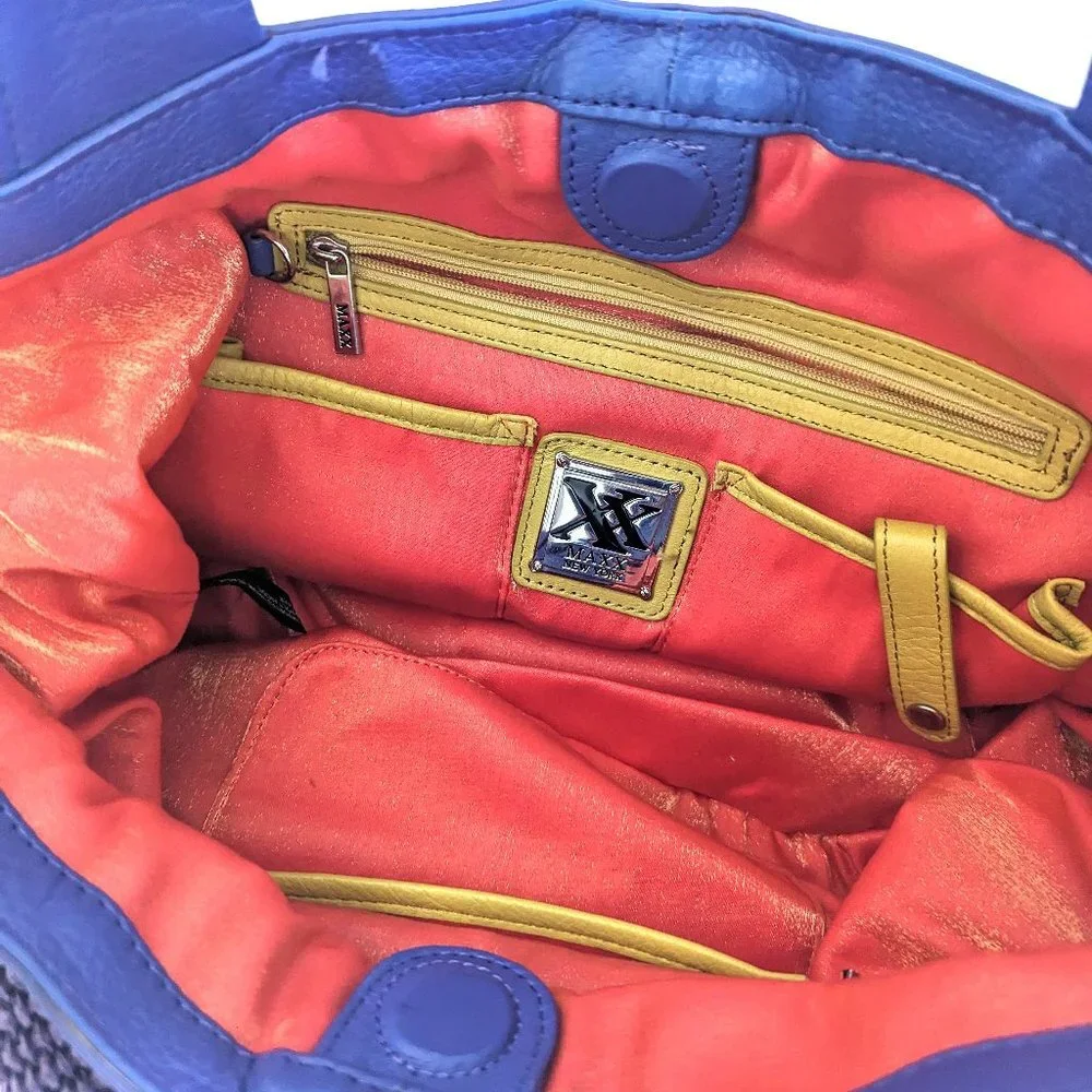 π Maxx New York Purple Woven Purse π - Picture 5 of 10